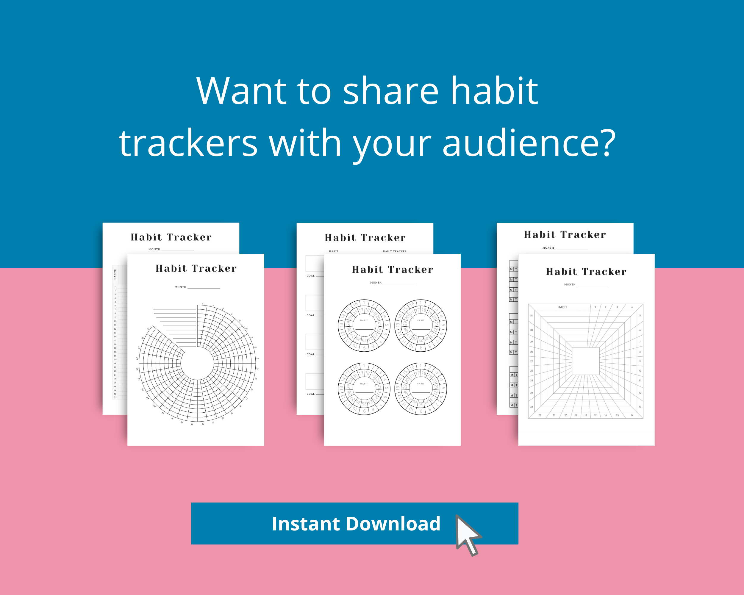 Habit Trackers Canva Templates | Coaching Tool