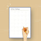 Leaving The Carbs Challenge | Wellness Journal | Editable Canva Template A4 Size