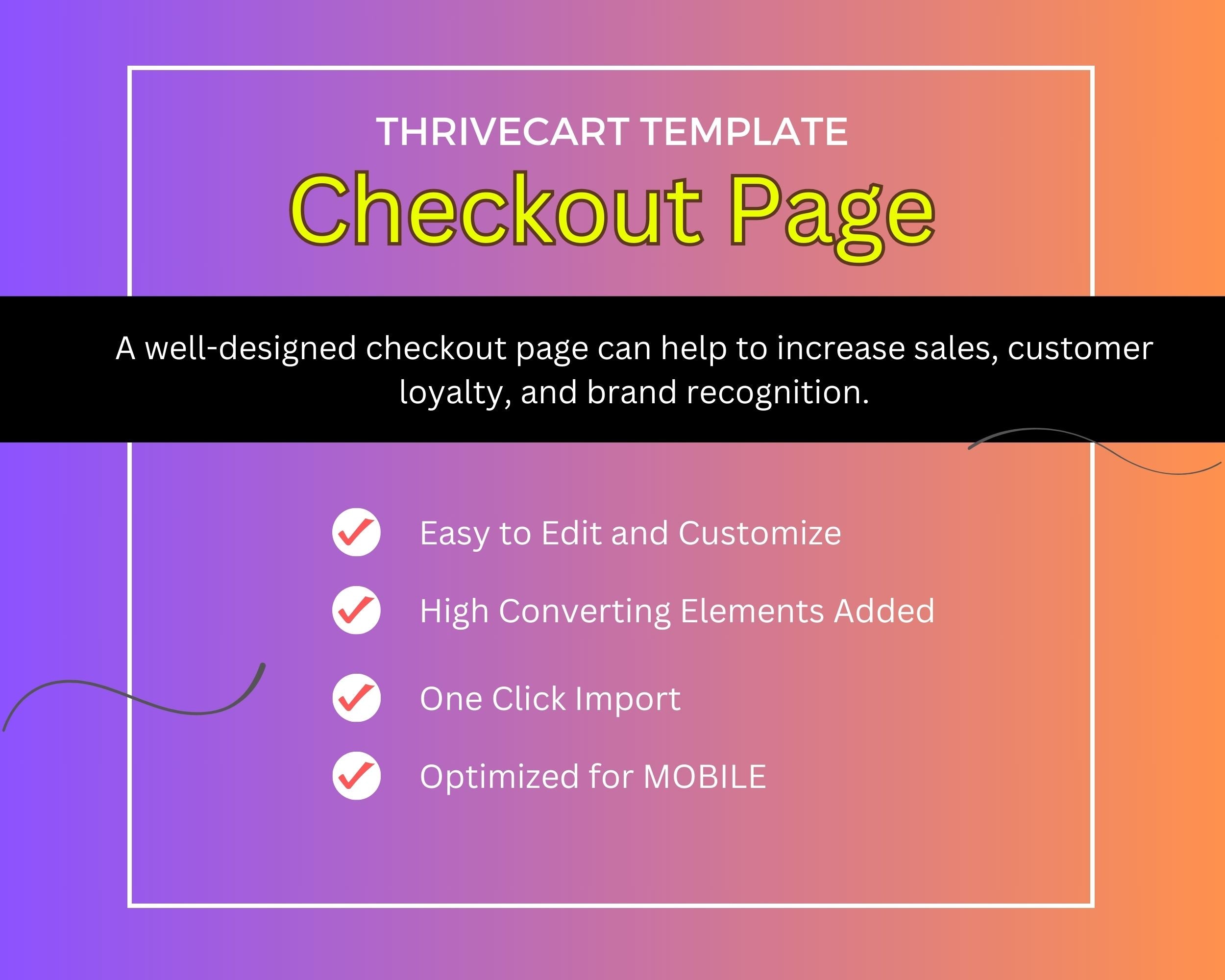 Cyber Monday ThriveCart Checkout Template