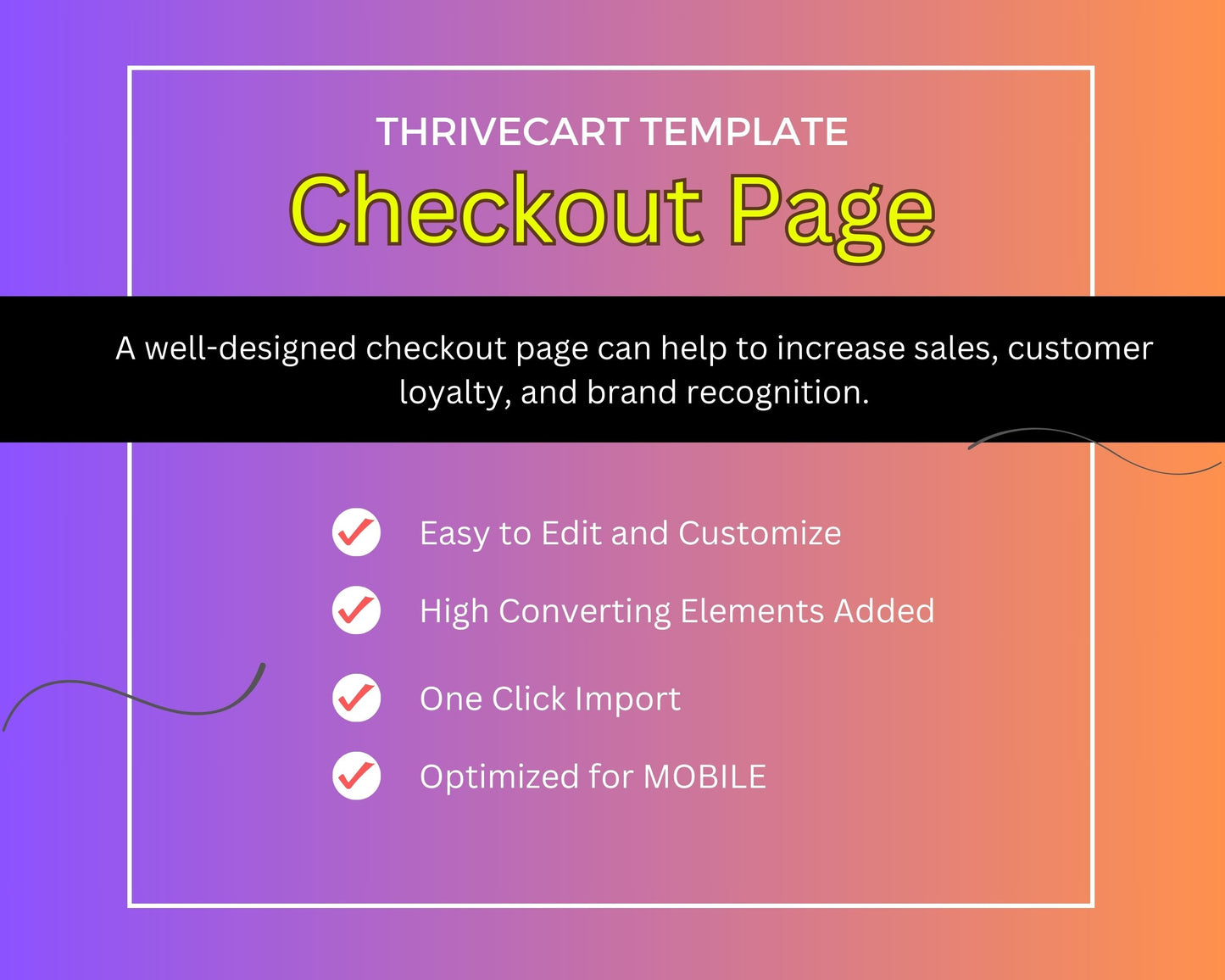 Cyber Monday ThriveCart Checkout Template