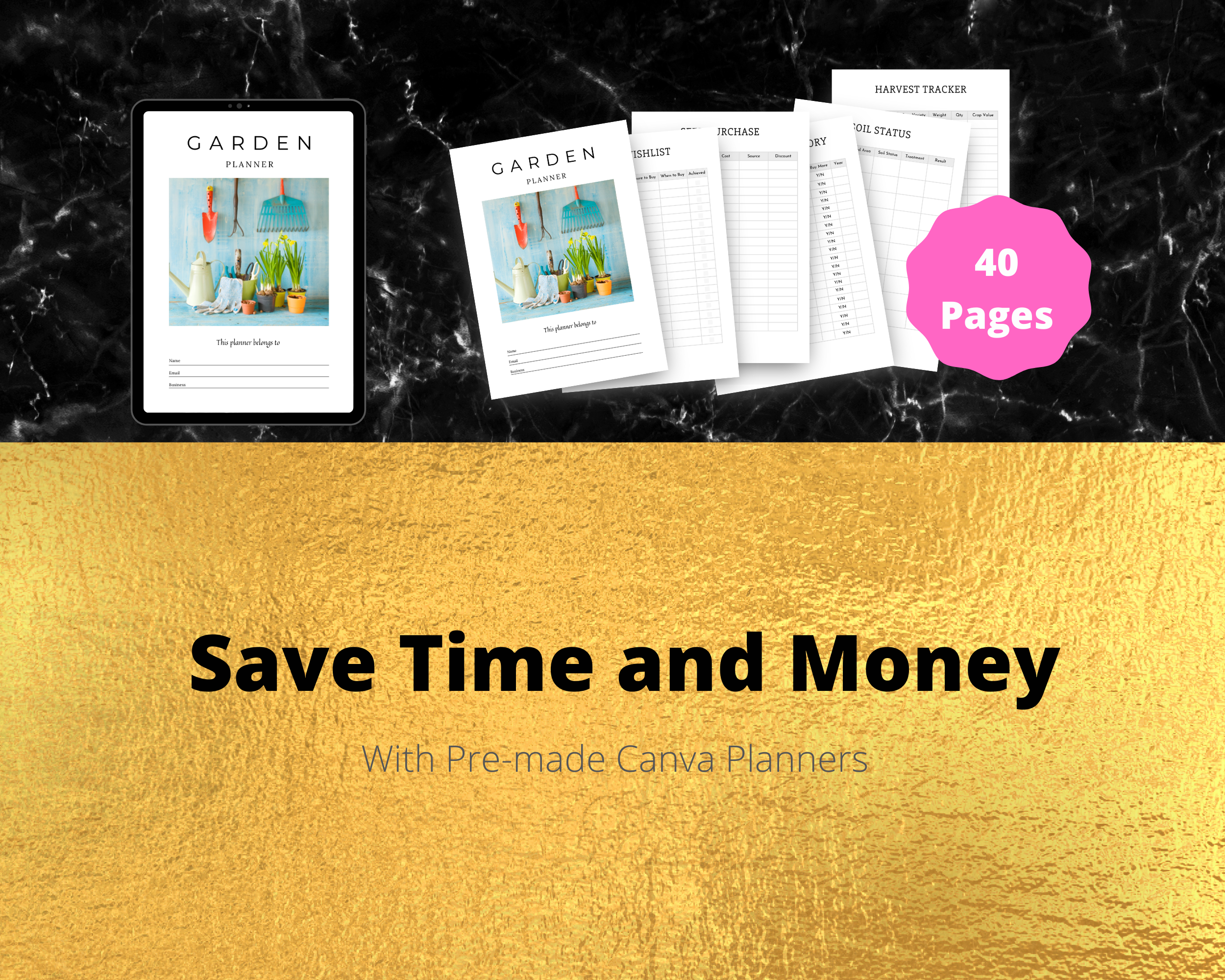 BUNDLE of 11 Personal Planners in Canva | Customizable | Editable Canva Templates | Commercial Use | Personal Planners