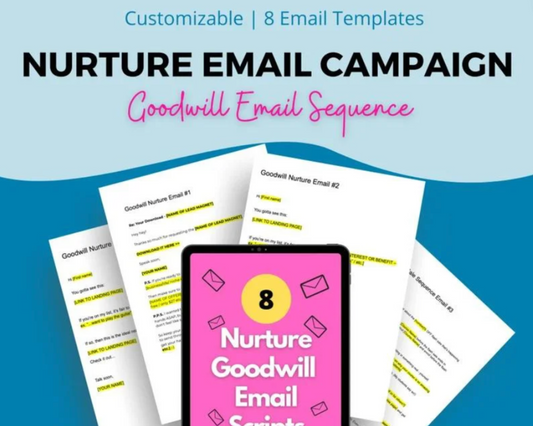 Good Will Email Sequence | Nurture Email Scripts