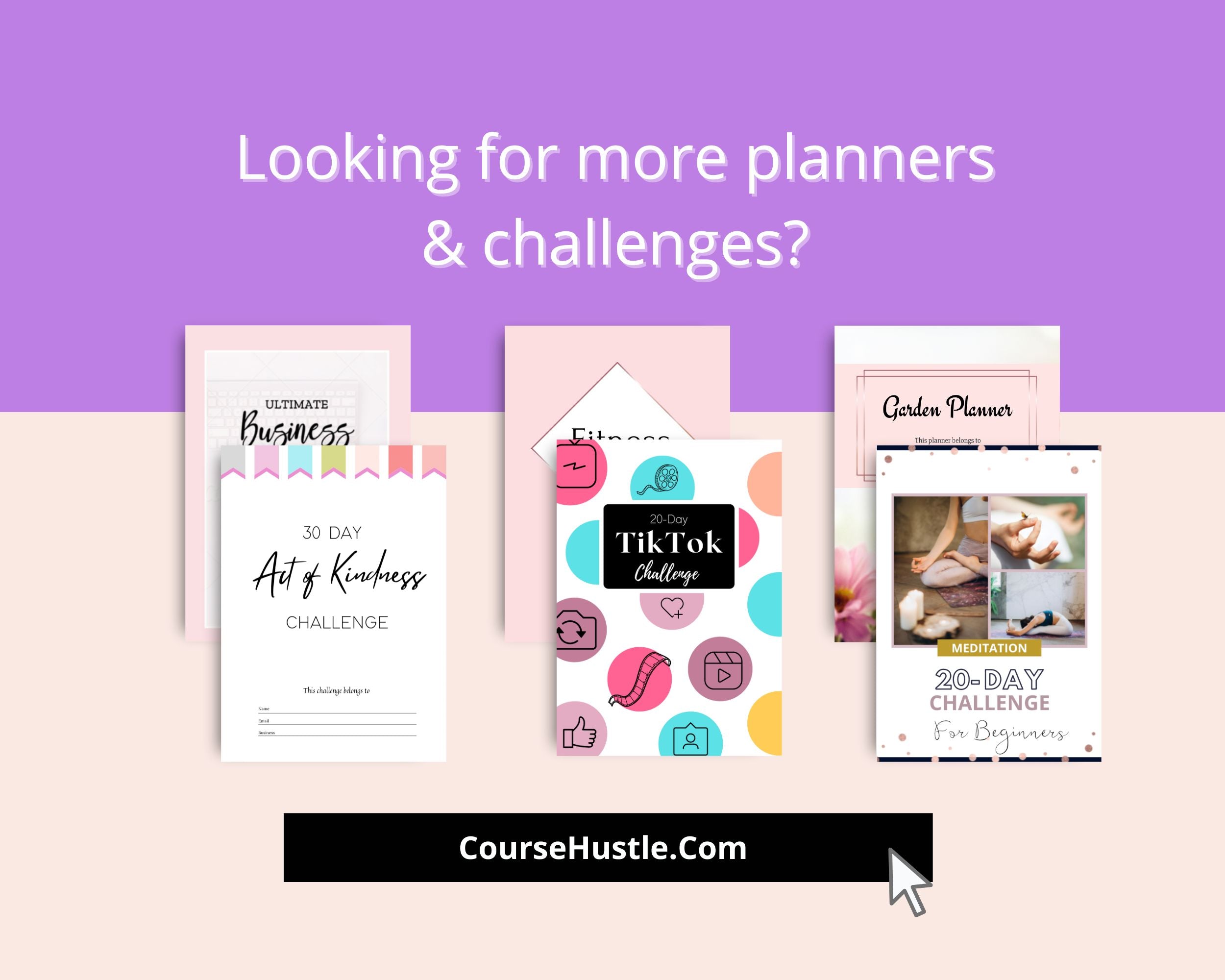 20-Day Tiktok Challenge | Tiktok Planner