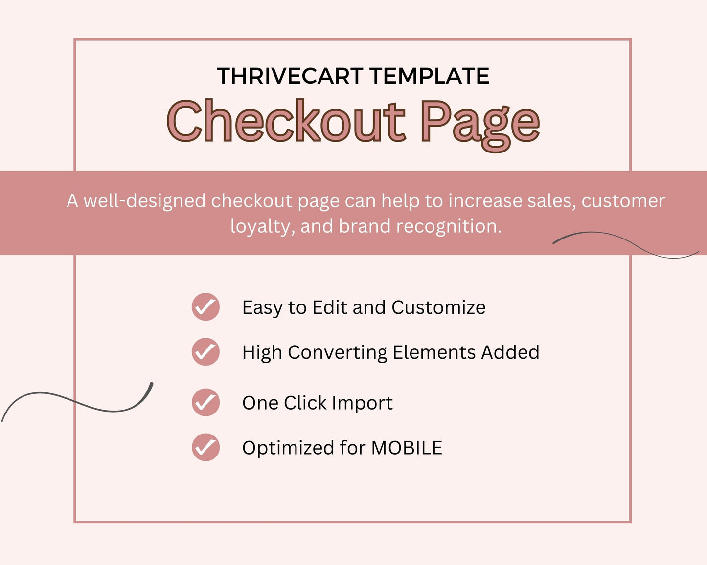 Cherry Blossom ThriveCart Checkout Template