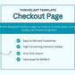 Ice Blue ThriveCart Checkout Template