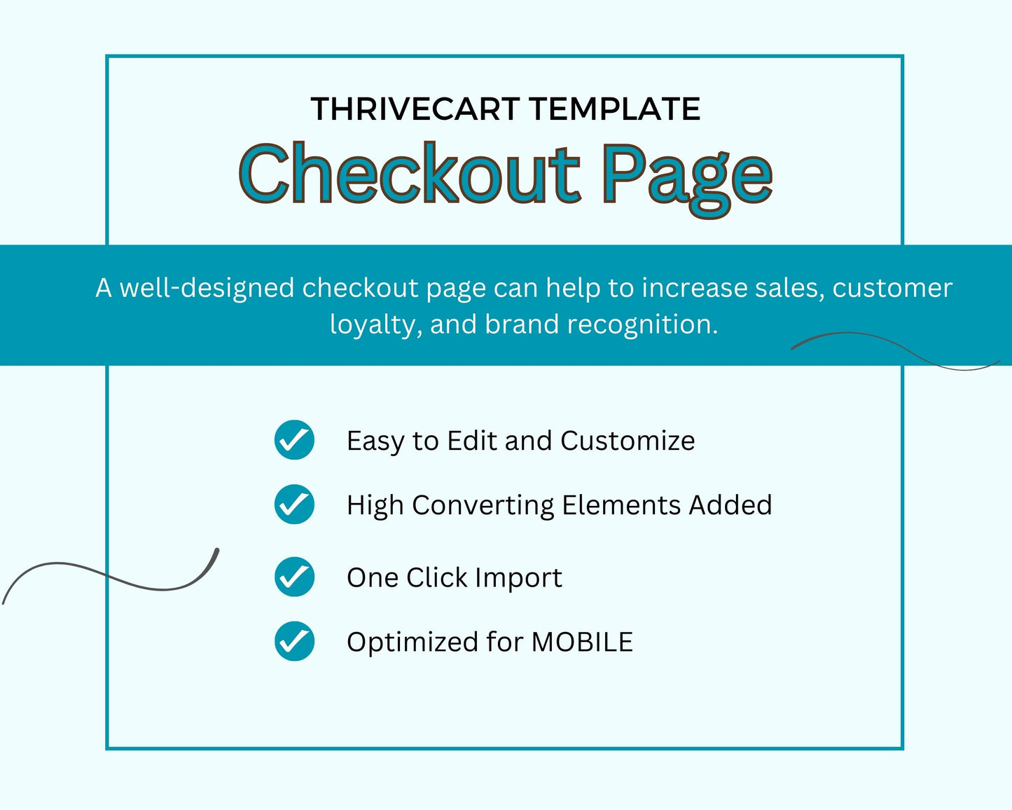 Ice Blue ThriveCart Checkout Template