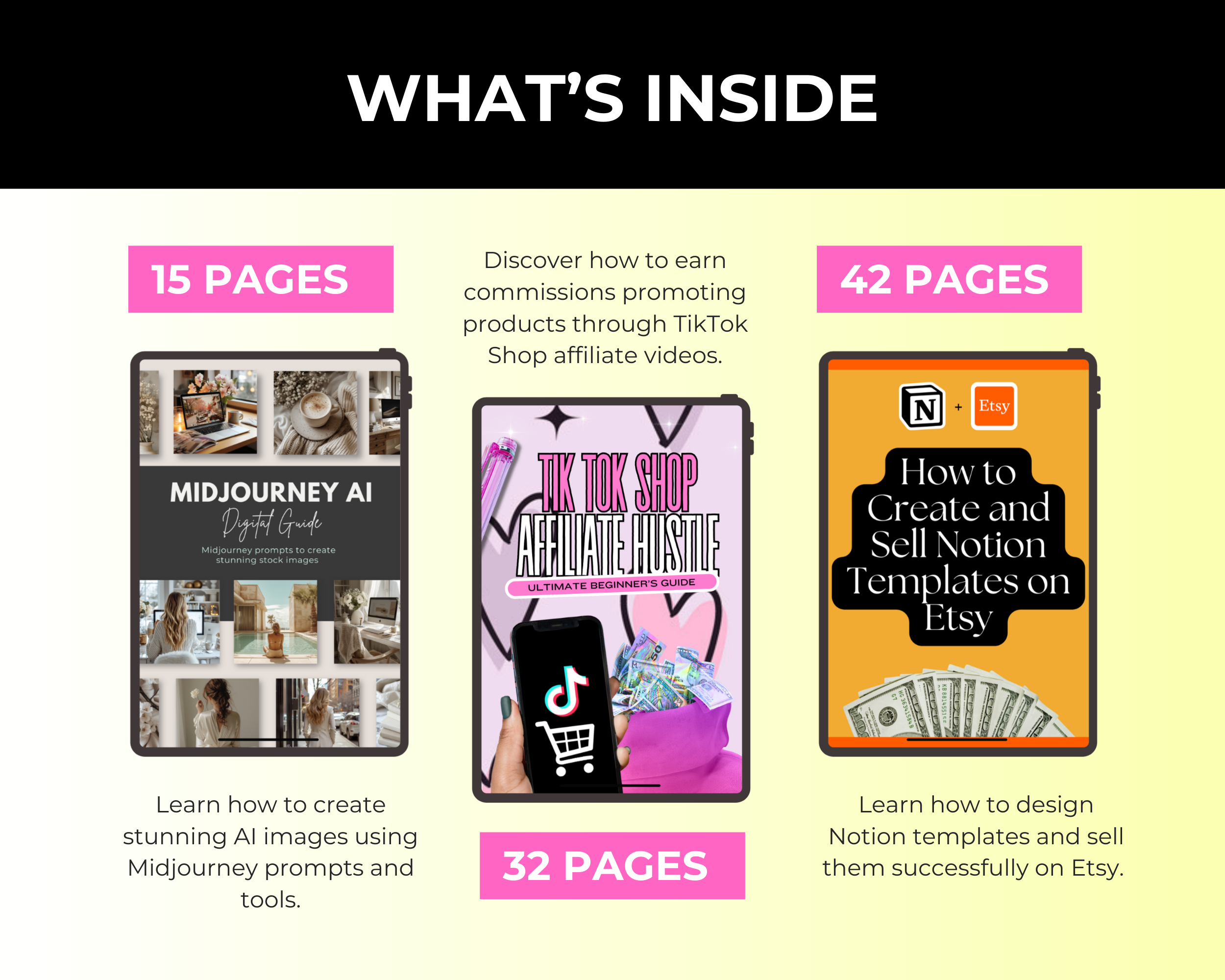 Selling Tools Bundle of 11 Editable Ebooks in Canva with PLR Rights