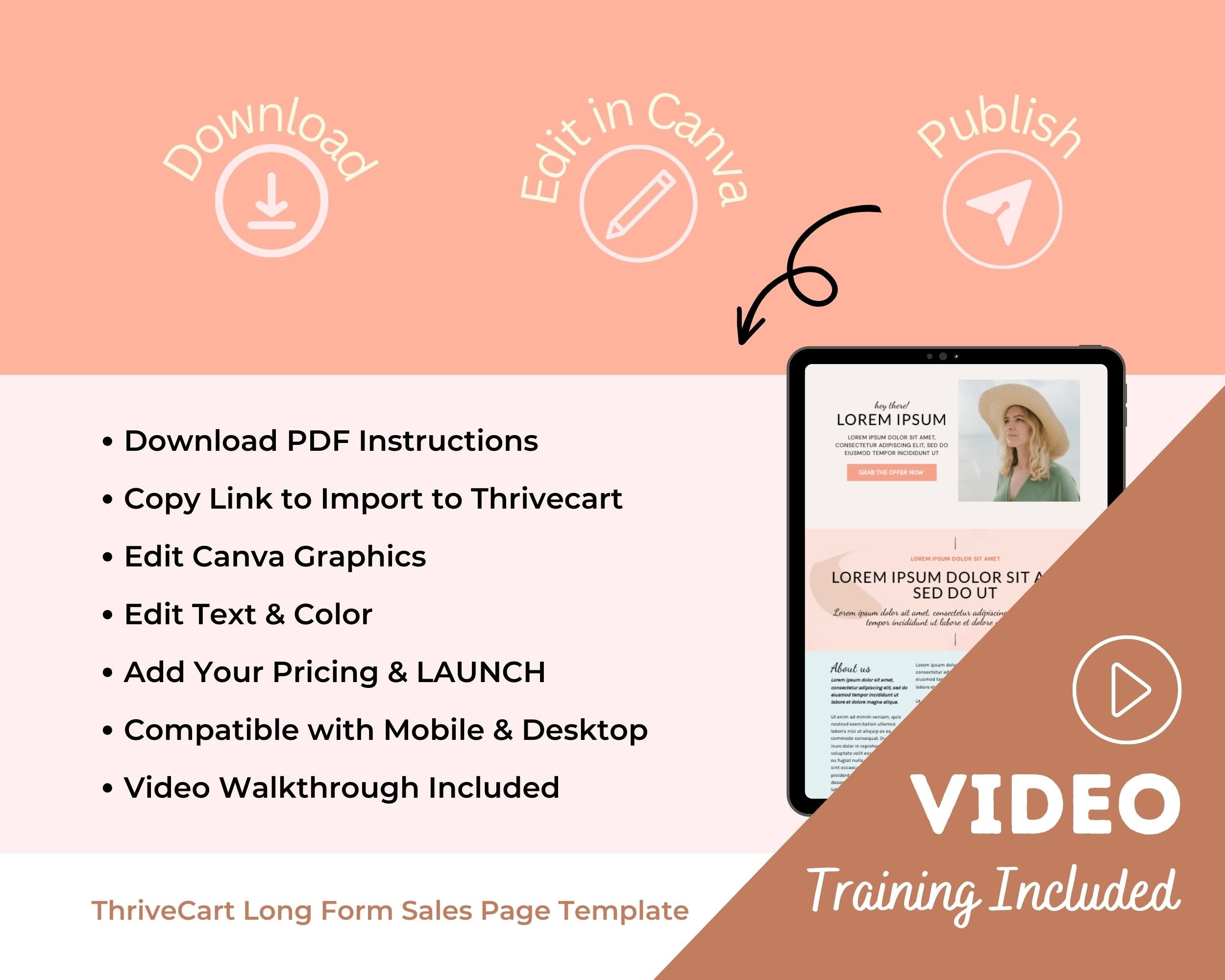 Fresh ThriveCart 4-Page Sales Funnel Template