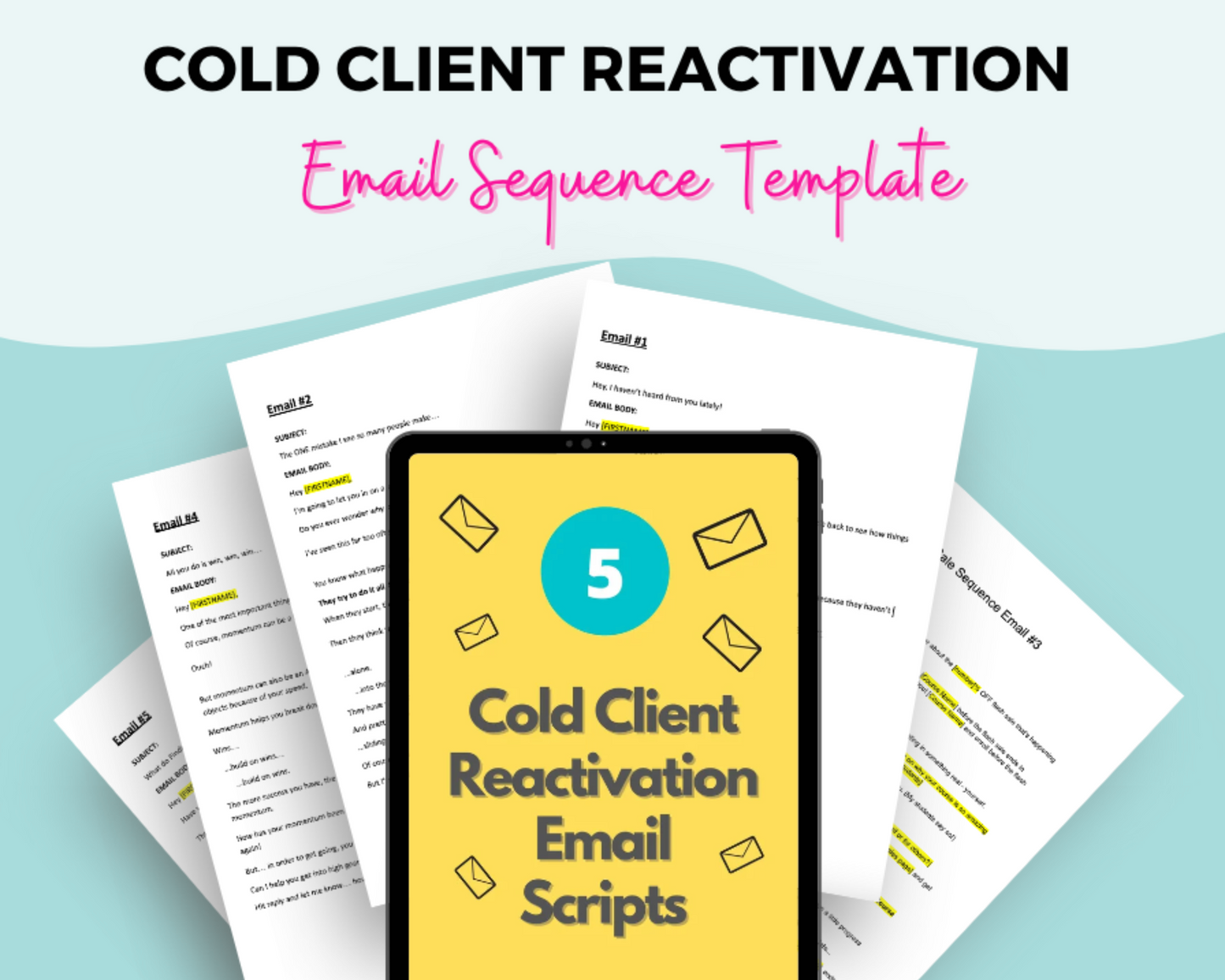 Cold Client Reactivation Email Sequence | Cold Client Reactivation Email Templates | Scripts for Coaches