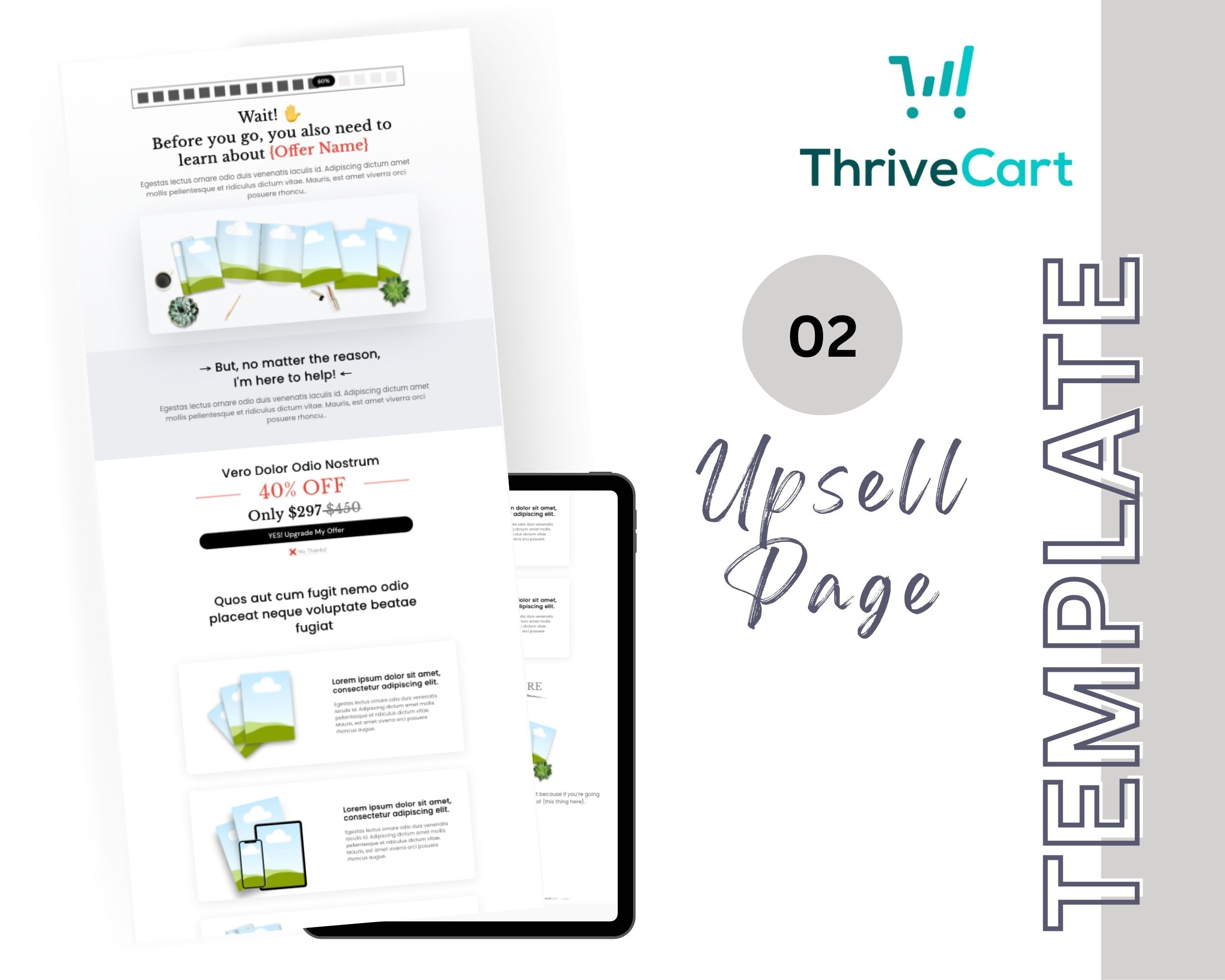 Mystery Enhanced Tripwire Funnel Template in ThriveCart