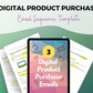 Digital Product Purchase Email Sequence | Fill-In-Black Template | Done for You Email Scripts