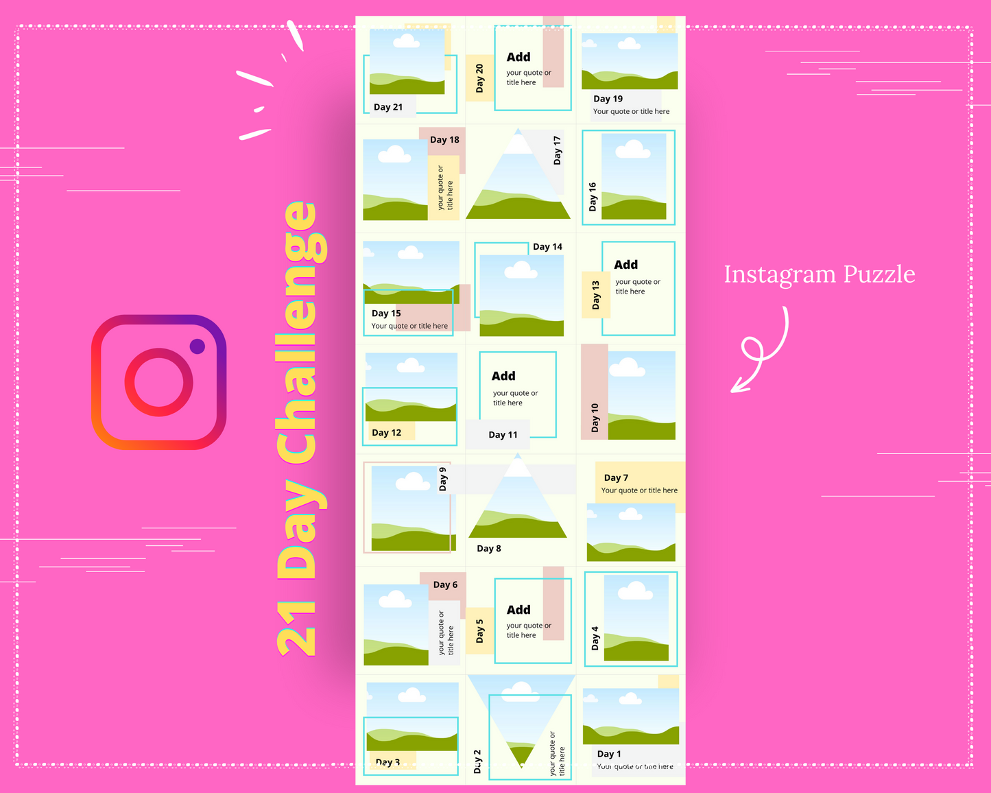 21-Day Challenge Pack in Canva | Irresistible Online Challenge | Email Sequences | Canva Sales Pages