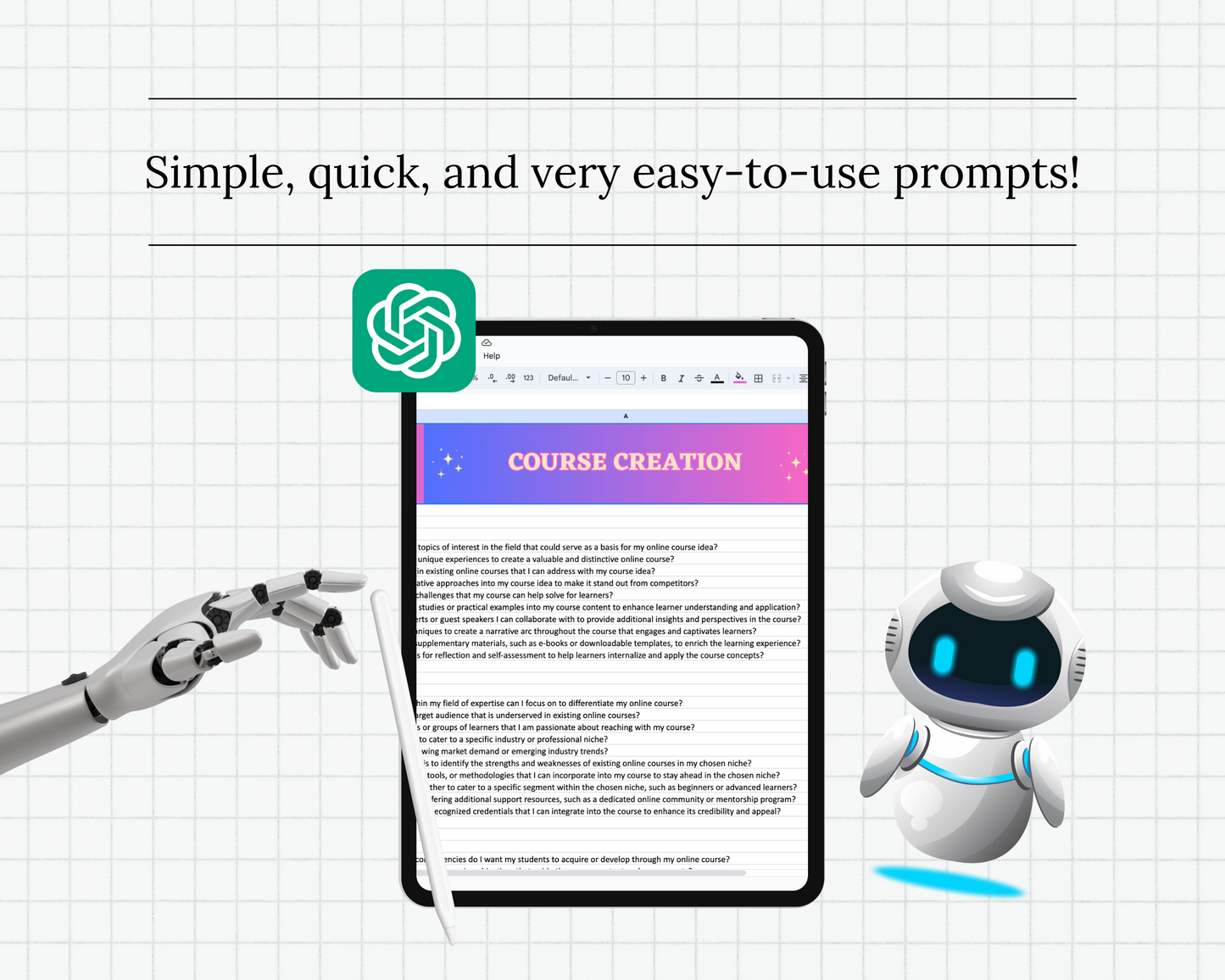 150+ Chat GPT Prompts for Course Creation