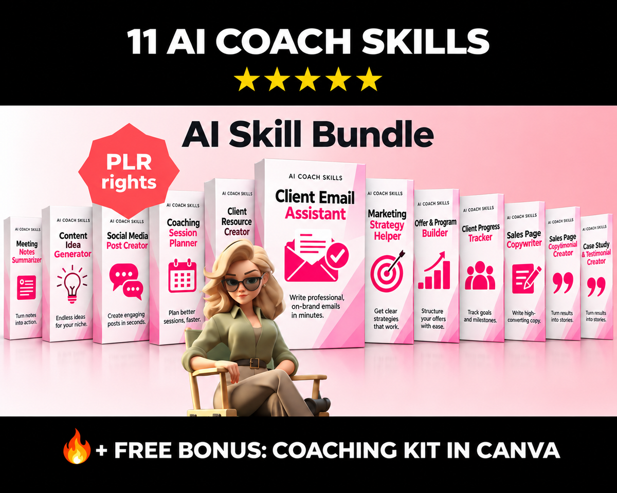 11 AI COACH SKILLS BUNDLE