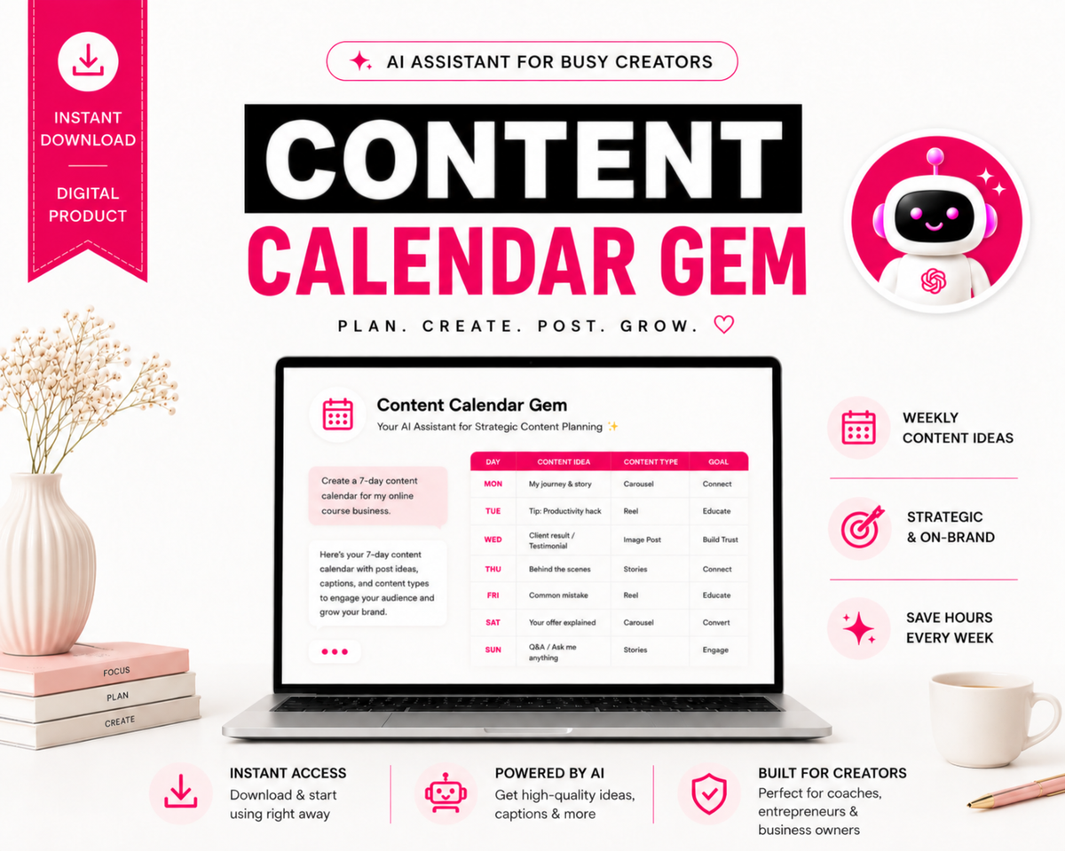 Content Calendar Custom Gem