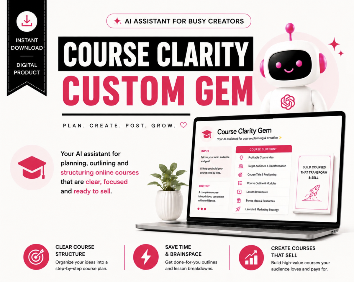 Course Clarity AI Assistant Custom Gem