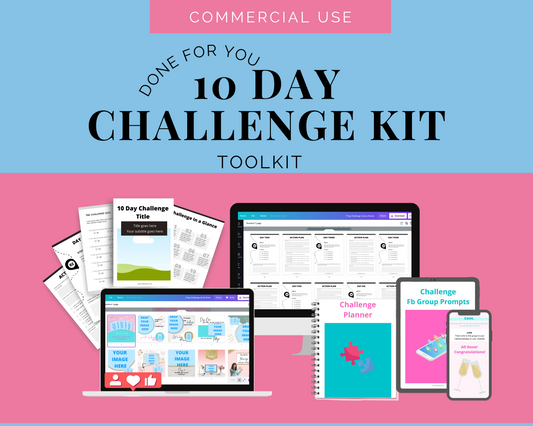 10-Day Challenge | Irresistible Online Challenge | Email Sequences | Facebook Ad Graphics
