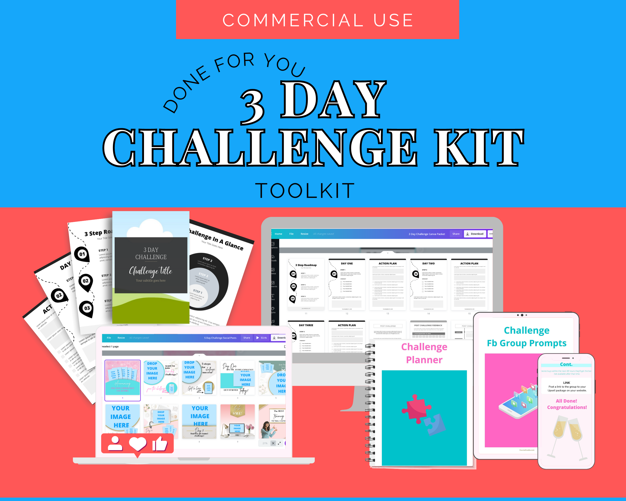 3 Day Mini Challenge | Irresistible Online Challenge | Email Sequences | Facebook Ad Graphics