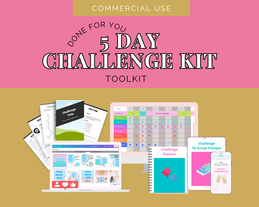 5 Day Challenge | Irresistible Online Challenge | Email Sequences | Facebook Ad Graphics