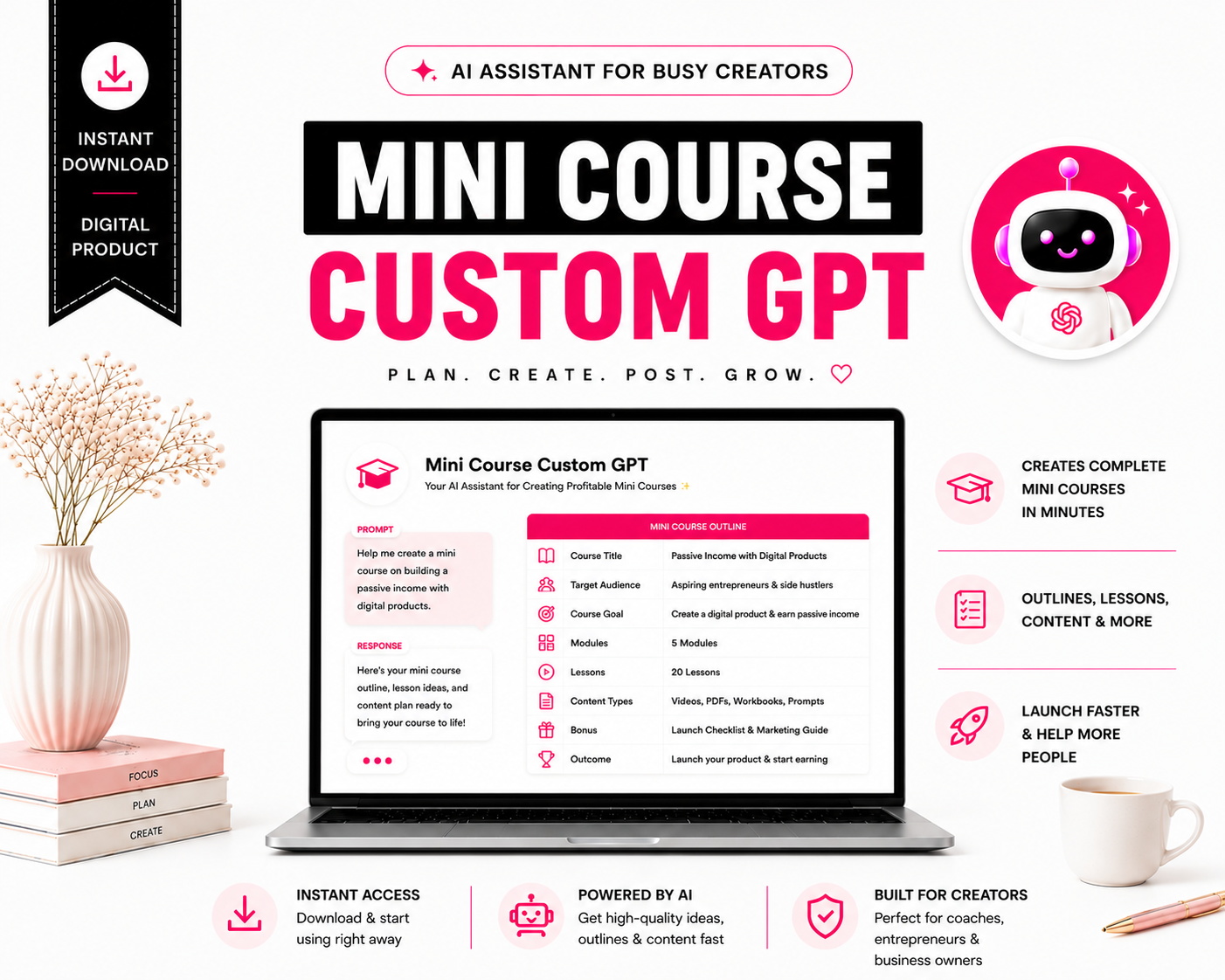 Mini Course Wizard Custom GPT