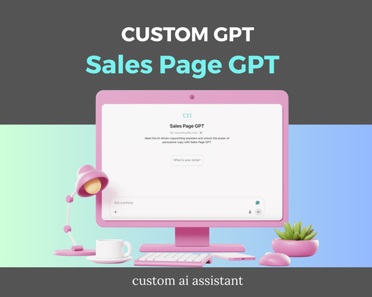 Sales Page GPT - Custom ChatGPT for Your Business – Custom AI Assistant