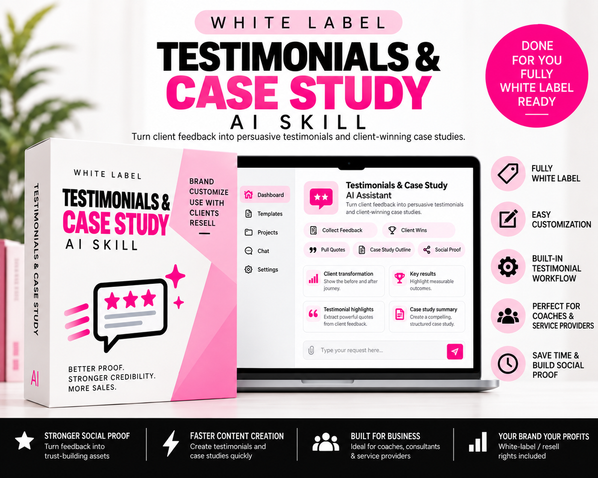 White-Label Testimonial & Case Study Skill