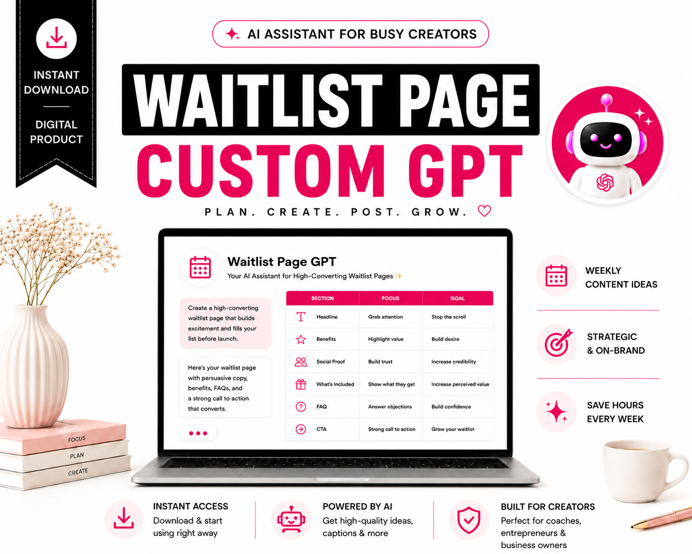 Waitlist Page Custom GPT