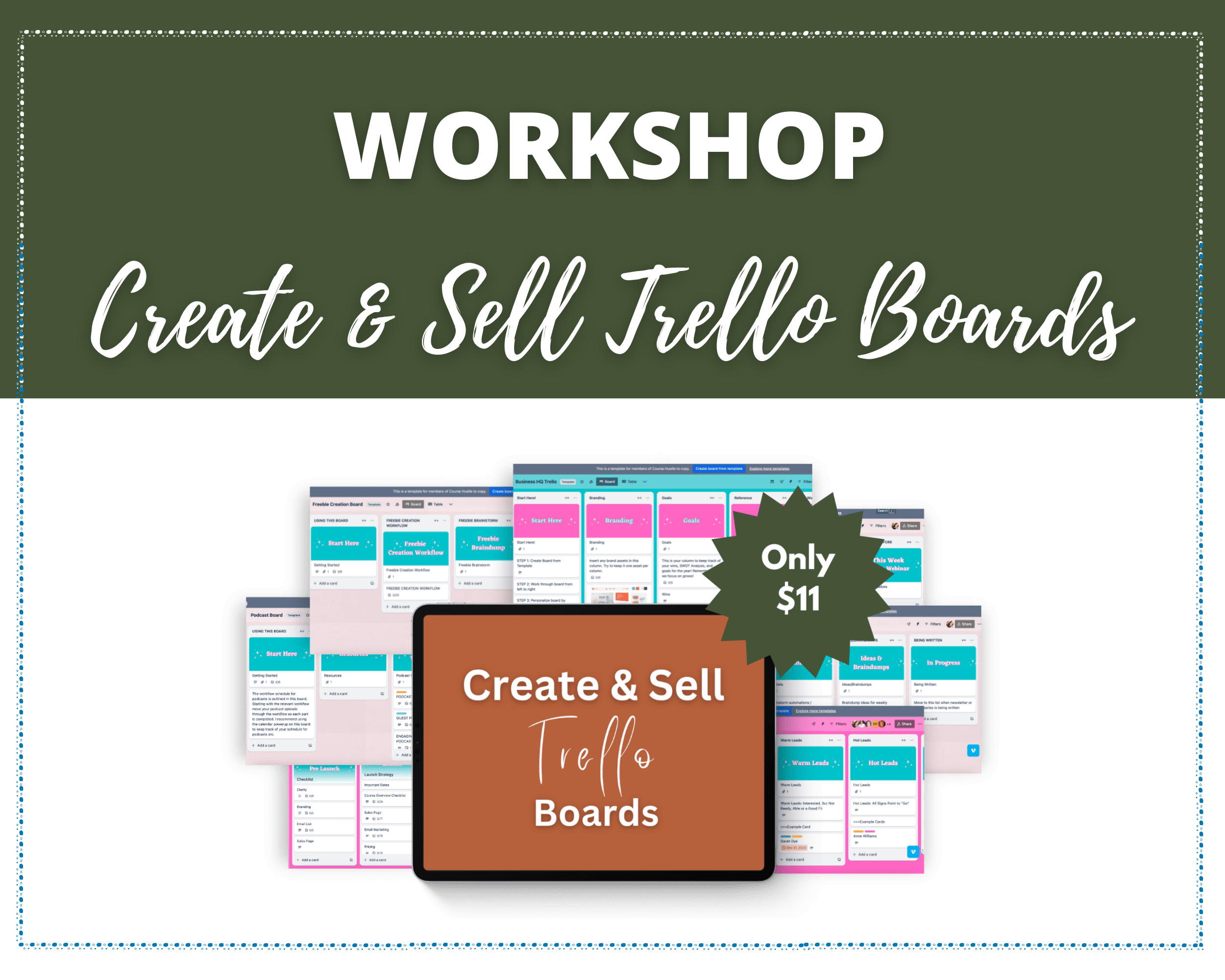Workshop: Create and Sell Trello Boards