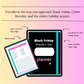 Black Friday Digital Workbook | Black Friday Planner | Hyperlinked PDF | Suitable with Goodnes & Notability