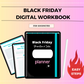 Black Friday Digital Workbook | Black Friday Planner | Hyperlinked PDF | Suitable with Goodnes & Notability