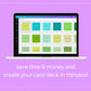 Financial Freedom Affirmation Card Deck | Editable 30 Card Deck in Canva | Commercial Use