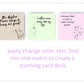 Girl Boss Affirmation Card Deck | Editable 35 Card Deck in Canva | Commercial Use
