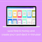 Goal Setting Affirmation Card Deck | Editable 13 Card Deck in Canva | Commercial Use