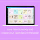 Girl Boss Affirmation Card Deck | Editable 35 Card Deck in Canva | Commercial Use