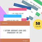 Fame and Fortune Affirmation Card Deck | Editable 50 Card Deck in Canva | Commercial Use