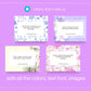 Health & Wellness Affirmation Card Deck | Editable 33 Card Deck in Canva | Commercial Use