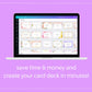 Health & Wellness Affirmation Card Deck | Editable 33 Card Deck in Canva | Commercial Use