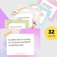 Personal Affirmations Card Deck | Editable 32 Card Deck in Canva | Commercial Use