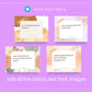 Personal Affirmations Card Deck | Editable 32 Card Deck in Canva | Commercial Use