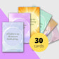 Habit & Subconscious Affirmation Card Deck | Editable 30 Card Deck in Canva | Commercial Use