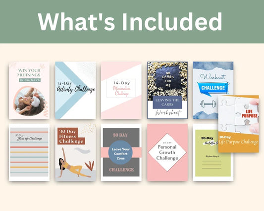 BUNDLE of 11 Life Challenges | All Access to Everything in the Life Challenges Category