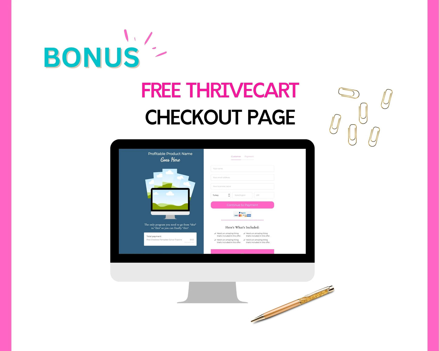 Mini Offer 2-Step Tripwire Sales Funnel in Canva