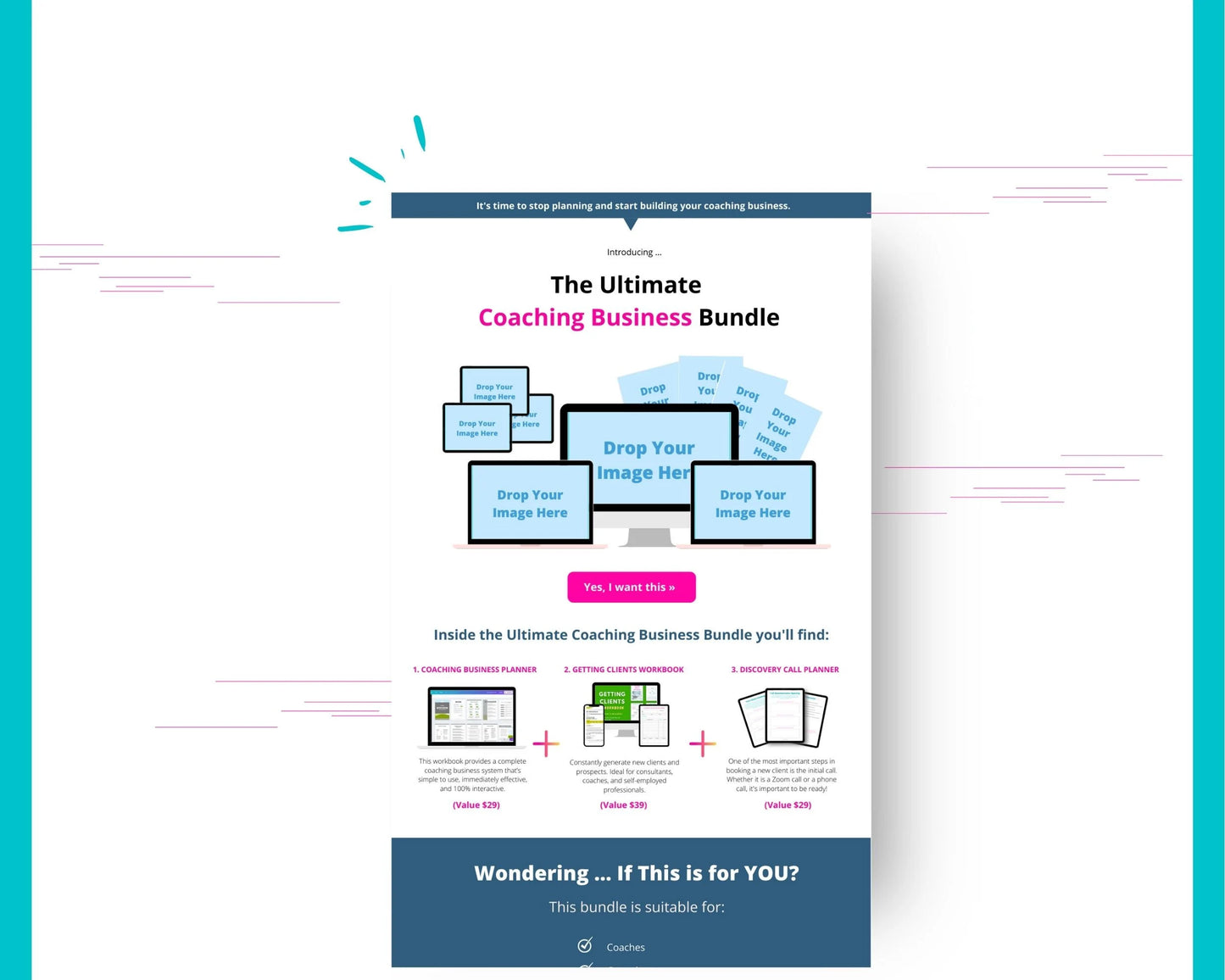 Mini Offer 2-Step Tripwire Sales Funnel in Canva