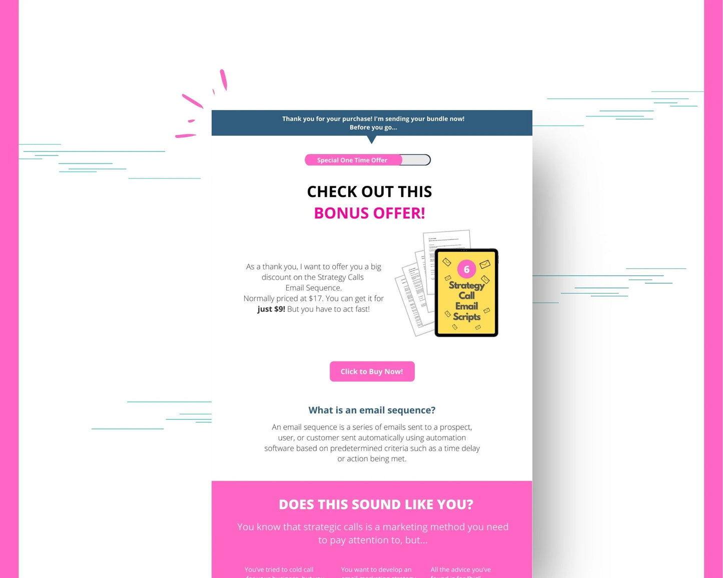 Mini Offer 2-Step Tripwire Sales Funnel in Canva