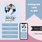Instagram Link in Bio in Canva | IG Landing Page | Instagram Website | Commercial Use