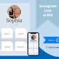 Instagram Link in Bio in Canva | IG Landing Page | Instagram Website | Commercial Use