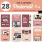 Pinterest Templates Canva - Pinterest Pins Canva Templates - Pinterest Board - Commercial Use