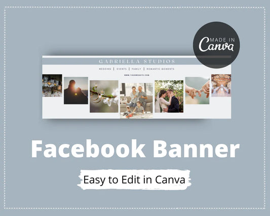 Facebook Timeline Cover Templates, Canva Template, Web Banner, Photo Banner, Facebook Template
