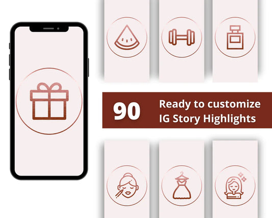Instagram Highlights | Instagram Templates | IG Story Templates | Customizable IG