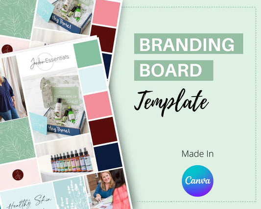 Canva Brand Kit Template | Mini Brand Board Template | Commercial Use